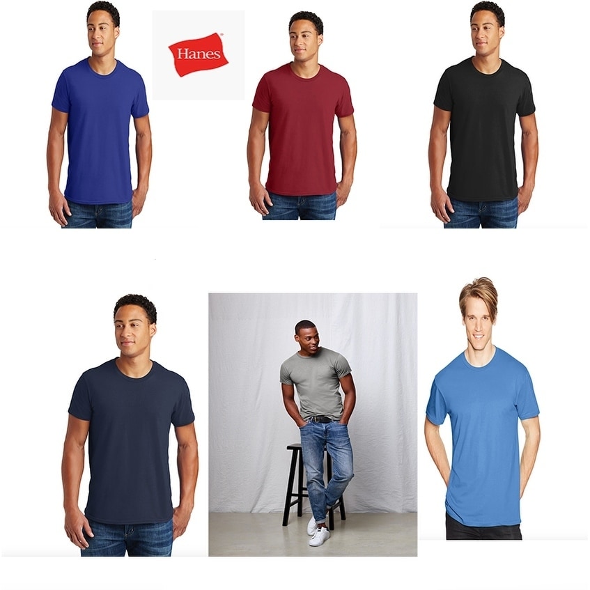 LeaLac Men/’s Casual Short Sleeve Jersey Slim Fit Plain Pleated Pullover Curved Hem T Shirt